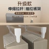Lala habitable pull-up pants rack top mount construido en el gabinete de corredera con barra interior pantalones telescópicos extractora de acero inoxidable pull-pull hardware Specification image